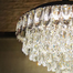 Qulik Modern Crystal Chandelier Decorative Pendant Hanging 6 layer 3 Color LED Ceiling Light image