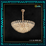 Qulik Modern Crystal Chandelier Decorative Pendant Hanging Six layer 3 color LED Ceiling Light image