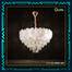 Qulik Modern Crystal Chandelier Decoration Pendant Hanging 6 layer 3 color LED Ceiling Light image
