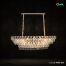 Qulik Modern Crystal Chandelier Decorative Pendant Hanging 5 layer 3 Color LED Ceiling Light image