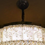 Qulik Modern Crystal Chandelier Decoration Pendant Hanging 6 layer 3 color LED Ceiling Light image