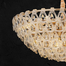 Qulik Modern Crystal Chandelier Decorative Pendant Hanging 3 color LED Ceiling Light image