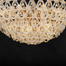 Qulik Modern Crystal Chandelier Decorative Pendant Hanging 3 color LED Ceiling Light image