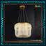 Qulik Modern Crystal Chandelier Decorative Pendant Hanging single layer 3 Color LED Ceiling Light image