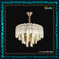 Qulik Modern Crystal Chandelier Hanging LED Ceiling Light image