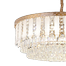 Qulik Modern Crystal Chandelier Hanging LED Ceiling Light image