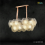 Qulik Modern Loft Hanging Chain Nordic Gold Chandelier image