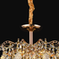 Qulik Modern Luxury Crystal Chandelier Pendent French Gold Clear 8 LED Light image