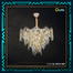 Qulik Modern Luxury Crystal Chandelier Pendent French Clear 12 Led Light image