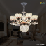 Qulik Modern Nordic Candle Crystal Chandelier Decoration Pendant Hanging Single Layer 3 Color LED Ceiling Light image