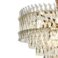 Qulik Modern Stainless Steel K9 Crystal Chandelier Gold Finish Ceiling Light image