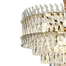 Qulik Modern Stainless Steel K9 Crystal Chandelier Gold Finish Ceiling Light image