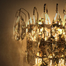 Qulik Modern Wall Lamp Basket Gold Plated Crystal Wall Appliques image