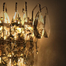 Qulik Modern Wall Lamp Basket Gold Plated Crystal Wall Appliques image
