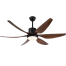 Qulik Silex 54 Inch Ceiling Fan (Dark Wood Grain) image