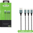 RABA 3 in 1 Fast Charging Cable image