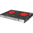 RAF Double Burner Electric Infrared Cooker For All Pots image