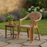 RFL Garden Chair (Net Flower) - Sandal Wood image
