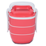 RFL Sysco Tiffin Box SQ Three Bati-Pink image