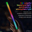 RGB LED Music Rhythm Visualizer Bar Smart App Voice Control Colorful Ambient Light Black Charging image