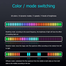 RGB LED Music Rhythm Visualizer Bar Smart App Voice Control Colorful Ambient Light Black Charging image