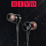 RIVO EP 103 In-Ear Magnetic Earphone with Extreme and Deep Bass (Black) image
