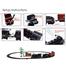 Rail King Train set Toy for kids Battery operated with Smoke Light Sound Locomotive Engine Cargo Car and Tracks -279518689 image
