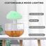 Rain Cloud Night Light Humidifier with Raining Water Drop Sound Oil Diffuser for Bedroom image