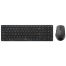 Rapoo 9350M Multi-Mode Wireless Optical Mouse And Keyboard Combo-Darkgrey image