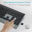 Rapoo 9500M Multi-Mode Wireless Keyboard And Mouse Combo-Black image