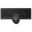 Rapoo 9500M Multi-Mode Wireless Keyboard And Mouse Combo-Black image