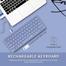Rapoo E9050G Purple Multi-Mode Ultra-Slim Keyboard- Purple image