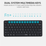 Rapoo E9050L Blade Ultra-slim Multi-mode Wireless Keyboard Black image