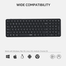 Rapoo E9350L Blade Ultra-slim Multi-mode Wireless Keyboard Balck image