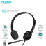 Rapoo H101 Wired Stereo Headphone Balck image