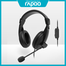 Rapoo H102 Wired Stereo Headphone Balck image
