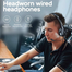 Rapoo H102 Wired Stereo Headphone Balck image