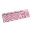 Rapoo V500PRO Pink Backlit Brown Switch Gaming Mechanical Keyboard-Pink image