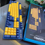 Rapoo V500PRO Yellow-Blue Backlit Gaming Mechanical Keyboard image