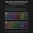 Rapoo V700 RGB Alloy Backlit Mechanical Blue Switch Gaming Keyboard-Black image