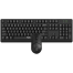 Rapoo X1500 Wireless Black Optical Keyboard and Mouse Combo Black image