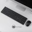 Rapoo X260S Wireless Optical Keyboard And Mouse Combo- Black image