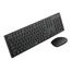 Rapoo X260S Wireless Optical Keyboard And Mouse Combo- Black image