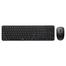 Rapoo X260S Wireless Optical Keyboard And Mouse Combo- Black image
