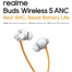 Realme Buds Wireless 5 With 50DB ANC image
