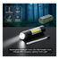 Rechargeable Flashlight Torch LED USB Portable Torch 3 Modes Mini Camping Lighting Torch Light image