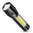 Rechargeable Flashlight Torch LED USB Portable Torch 3 Modes Mini Camping Lighting Torch Light image