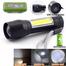 Rechargeable Flashlight Torch LED USB Portable Torch 3 Modes Mini Camping Lighting Torch Light image