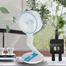 Rechargeable Folding Table Fan with Light Multifunctional Cute fan image