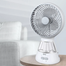 Rechargeable KM-F0296 Handheld Fan With Led Light Base image